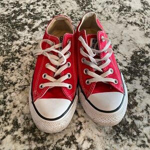 Converse Sneakers in Red and White